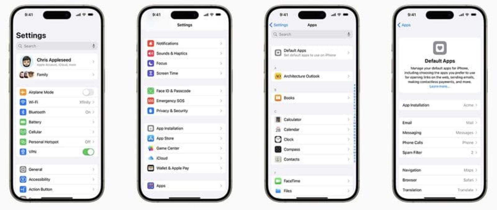 تغییرات تنظیمات آیفون در اروپا با iOS 18