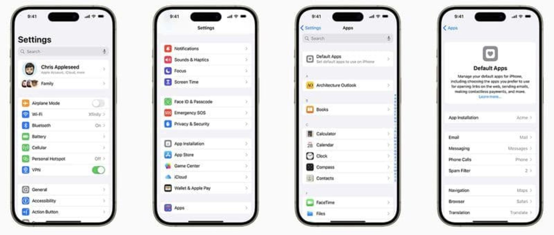 تغییرات تنظیمات آیفون در اروپا با iOS 18