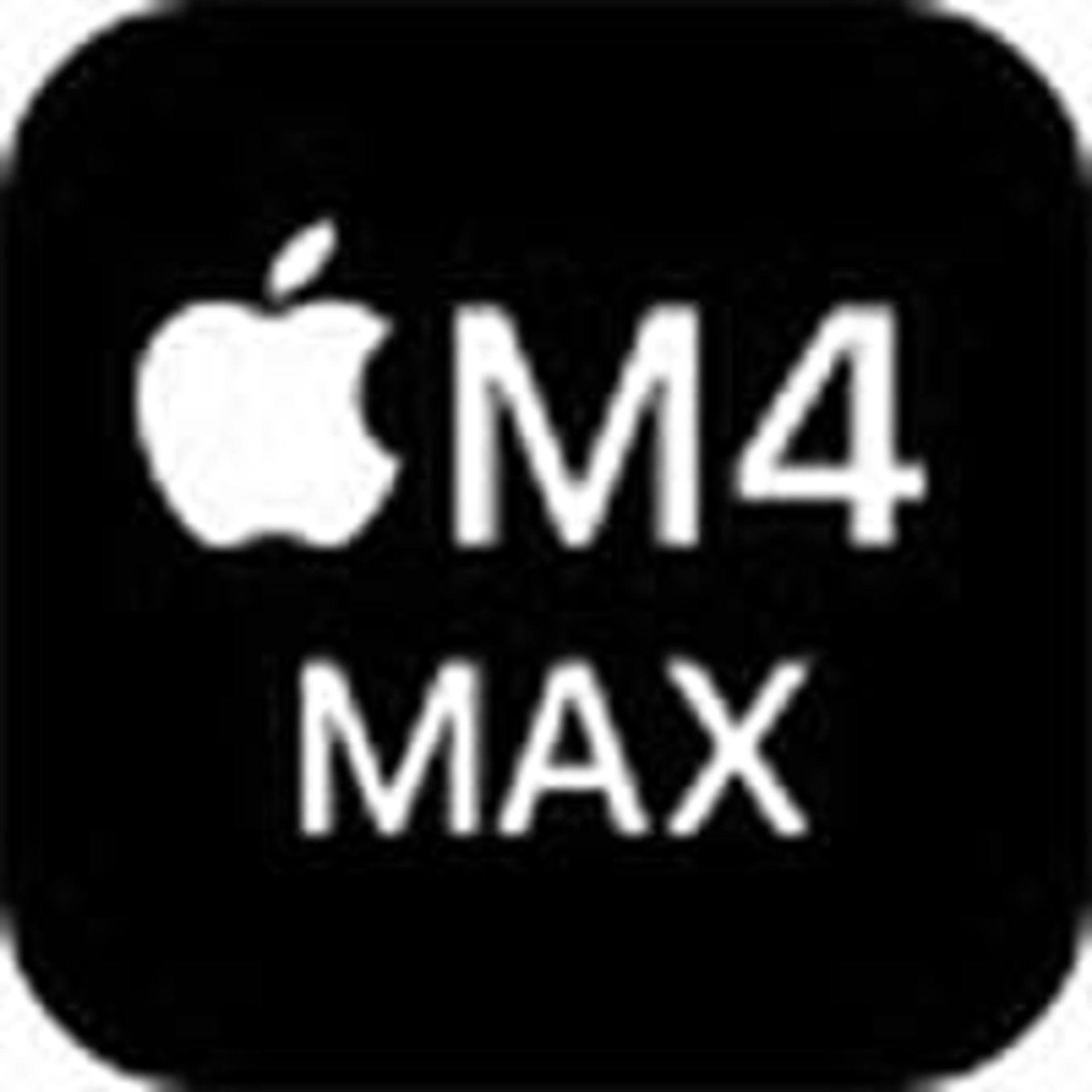 لوگو رسمی پردازنده M4 Max اپل