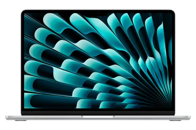 لپ تاپ مک بوک ایر 13 اینچی 2025 اپل نقره ای / Apple MacBook Air 13 2025 M4