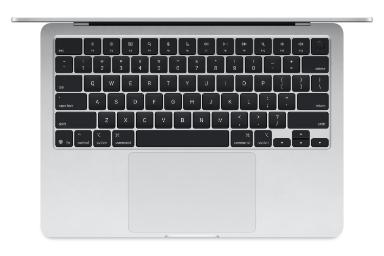 کیبورد لپ تاپ مک بوک ایر 13 اینچی 2025 اپل نقره ای / Apple MacBook Air 13 2025 M4