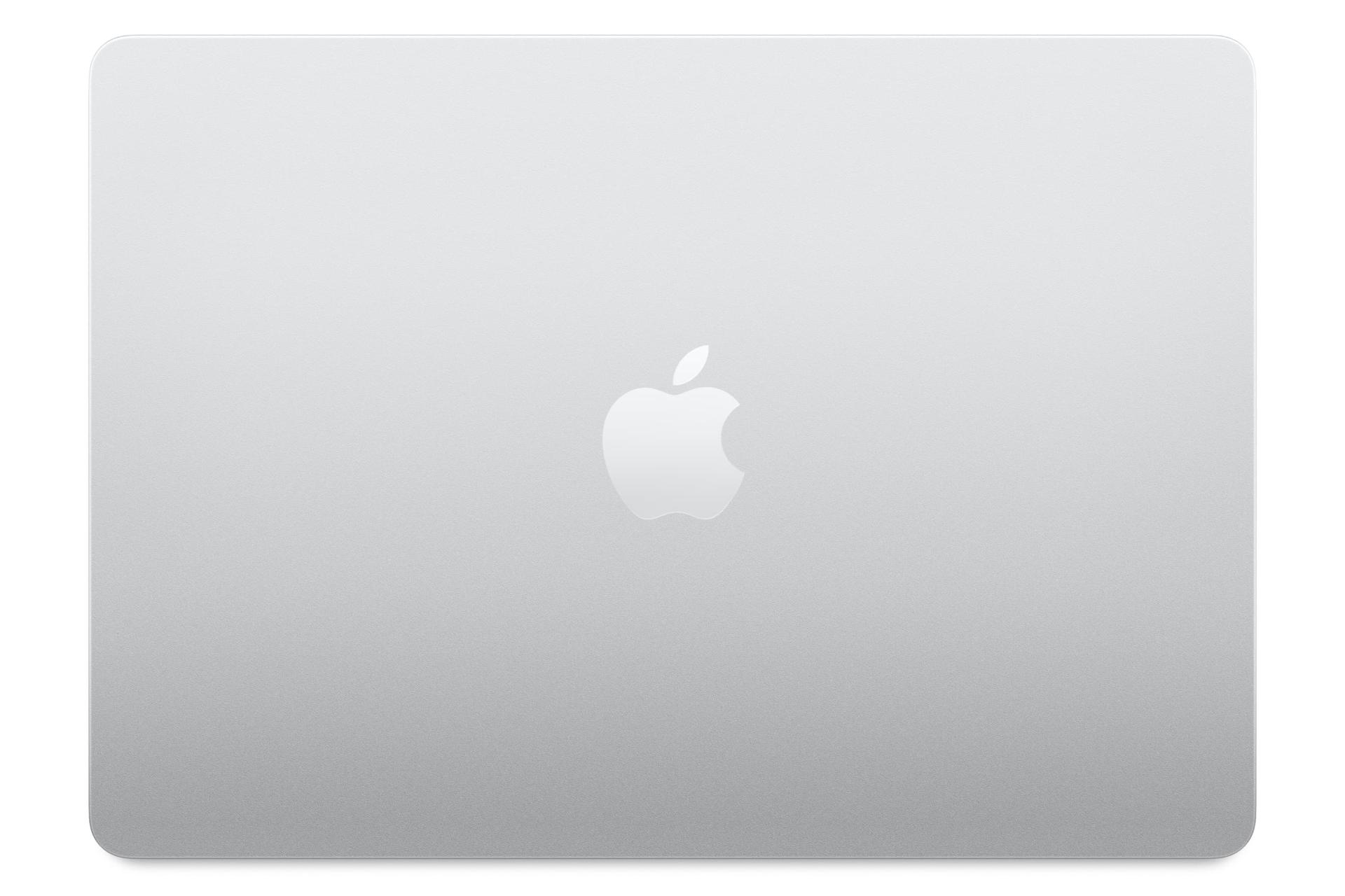 لپ تاپ مک بوک ایر 13 اینچی 2025 اپل نقره ای از نمای بالا / Apple MacBook Air 13 2025 M4