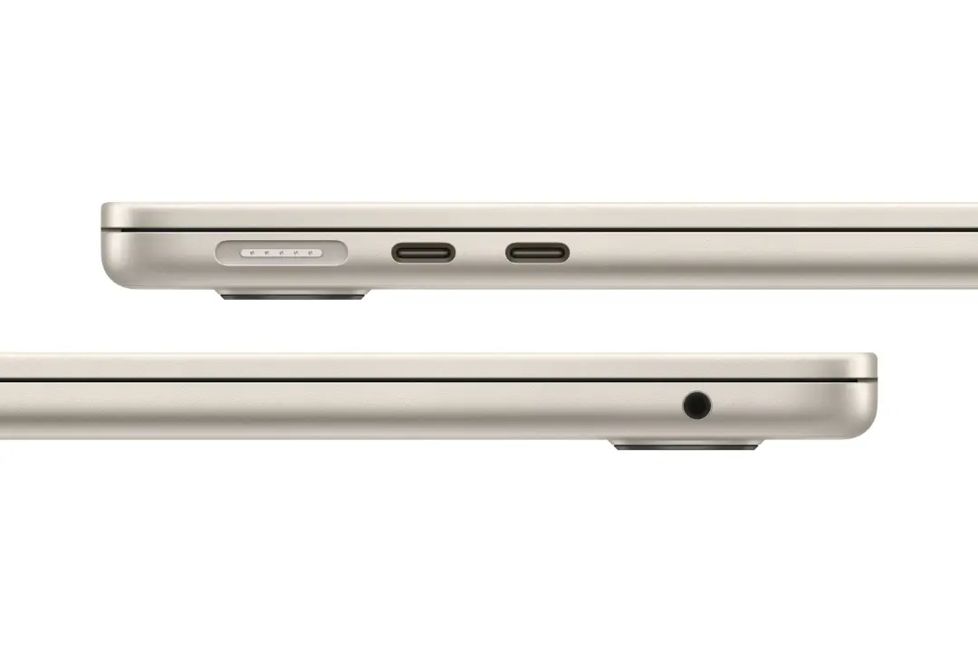 اتصالات لپ تاپ مک بوک ایر 13 اینچی 2025 اپل طلایی / Apple MacBook Air 13 2025 M4