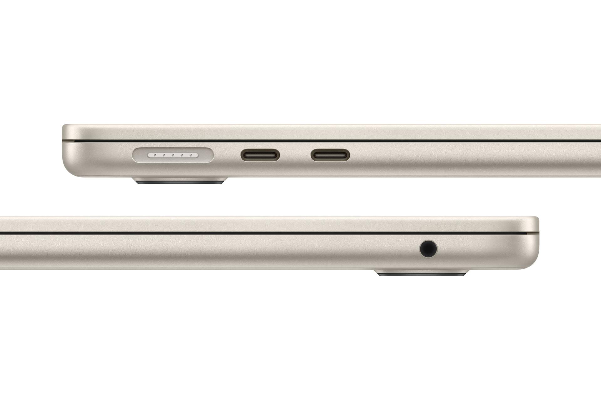 اتصالات لپ تاپ مک بوک ایر 13 اینچی 2025 اپل طلایی / Apple MacBook Air 13 2025 M4