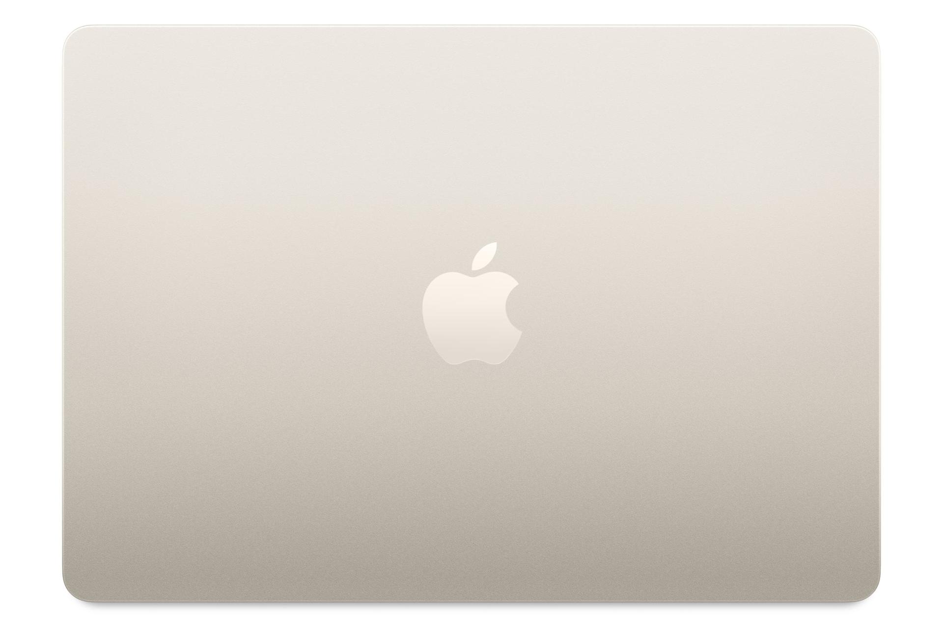 لپ تاپ مک بوک ایر 13 اینچی 2025 اپل طلایی از نمای بالا / Apple MacBook Air 13 2025 M4