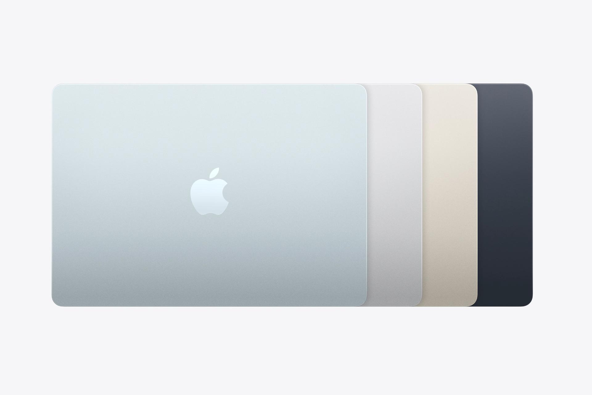 لپ تاپ اپل مک بوک ایر Apple MacBook Air 13 2026 نمای رنگ های مختلف