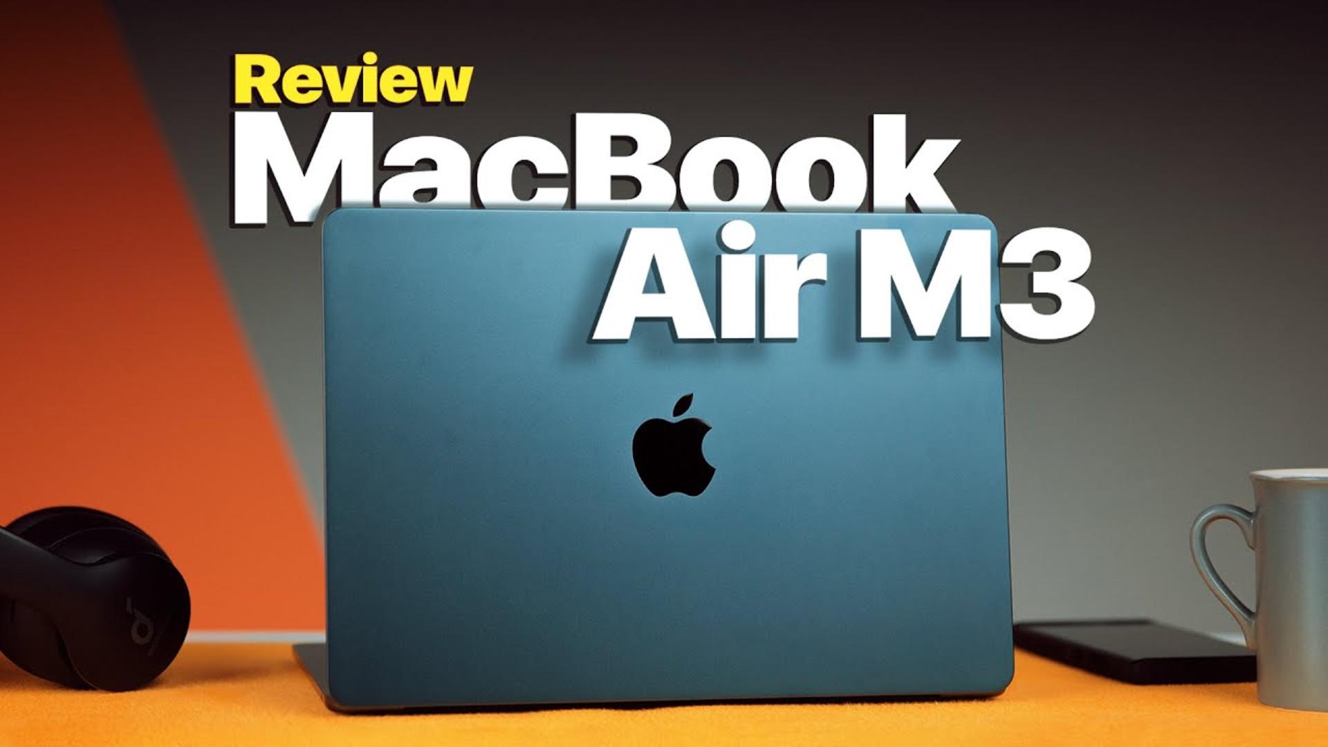 کاور ویدئو بررسی ویدئویی مک‌بوک ایر ام 3 / Apple Macbook Air M3 Review