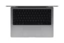 لپ تاپ اپل مک بوک پرو Apple MacBook Pro 14 2021 M1 Pro نمای بالا کیبورد