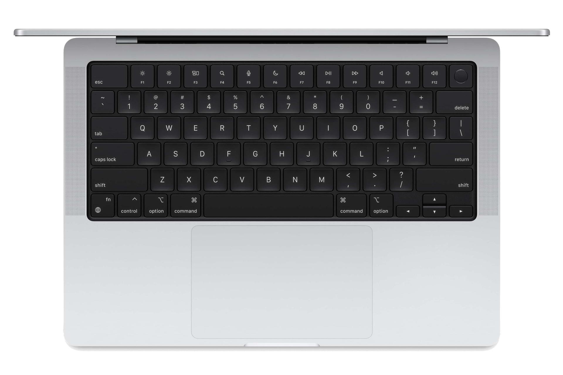 کیبورد مک بوک پرو 14 اینچی 2024 اپل نقره ای / Apple Macbook Pro 14 2024 M4