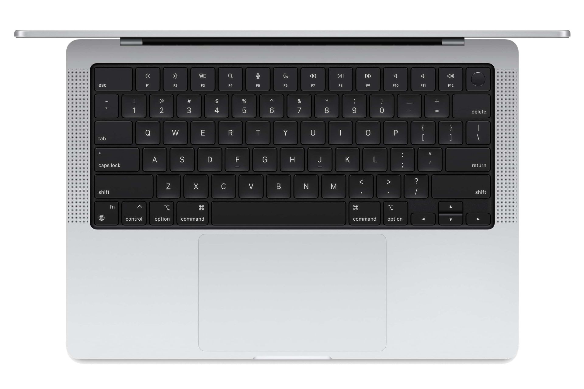 کیبورد مک بوک پرو 14 اینچی 2024 اپل نقره ای / Apple Macbook Pro 14 2024 M4