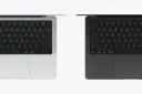 مک بوک پرو اپل با نمایشگر لمسی Apple Macbook Pro 14 2026 PROLED XDR نمای کیبورد رنگ مشکی و نقره ای
