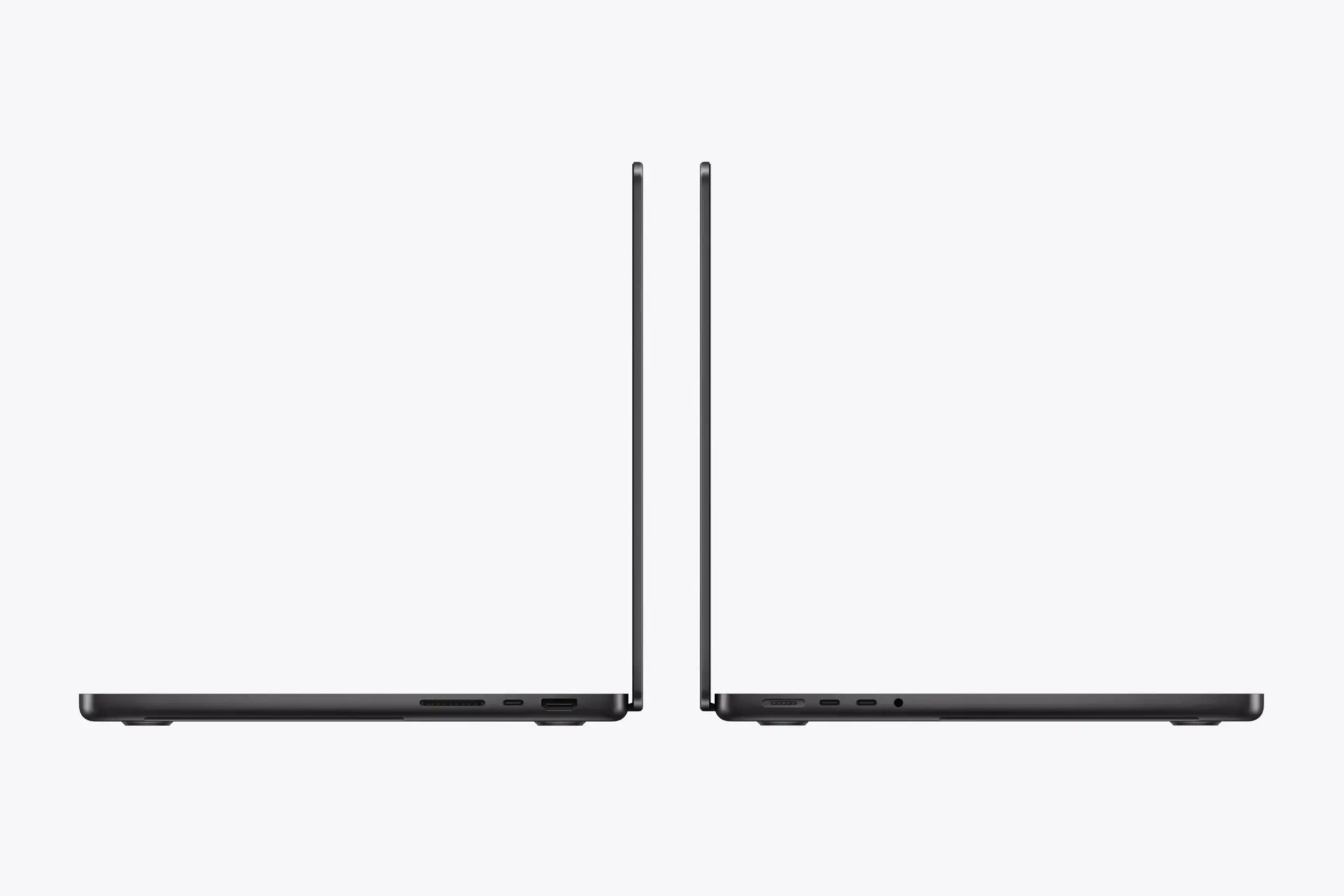 لپ تاپ اپل مک بوک پرو Apple Macbook Pro 14 2026 نمای جانبی و درگاه ها