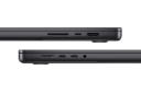 لپ تاپ اپل مک بوک پرو Apple Macbook Pro 16 2023 M3 Max رنگ مشکی نمای جانبی و درگاه ها