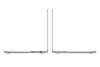 نمای جانبی مک بوک پرو 16 اینچی 2024 اپل نقره ای / Apple Macbook Pro 16 2024 M4