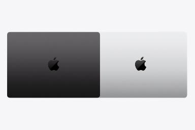 لپ تاپ اپل مک بوک پرو Apple Macbook Pro 16 2026 نمای پشت رنگ مشکی و نقره ای