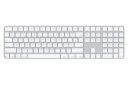 کیبورد اپل مجیک کیبورد 2024 با صفحه کلید عددی سفید / Apple Magic Keyboard 2024 with Touch ID and Numeric USB-C
