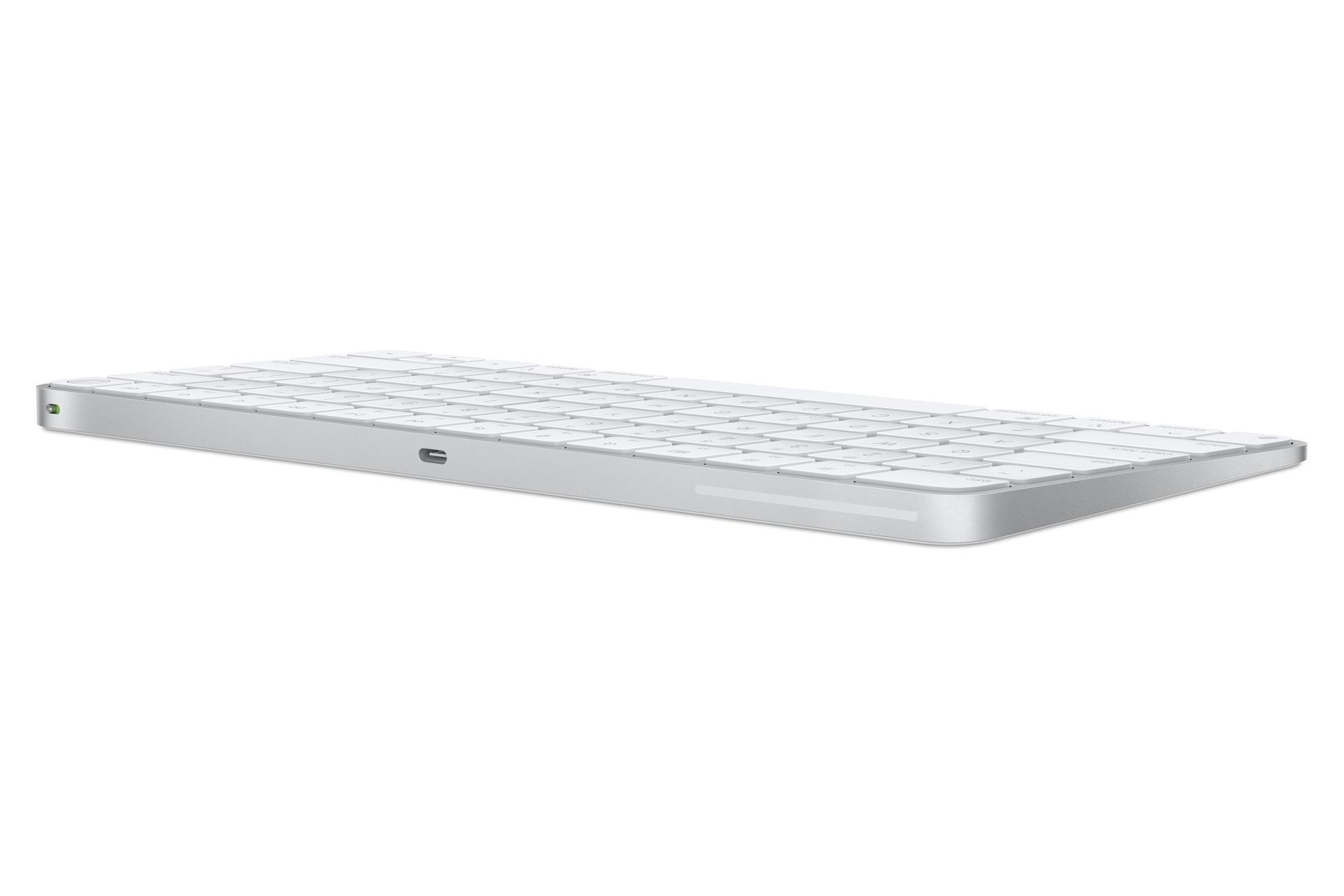 درگاه کیبورد اپل مجیک کیبورد 2024 سفید / Apple Magic Keyboard 2024 with Touch ID USB-C