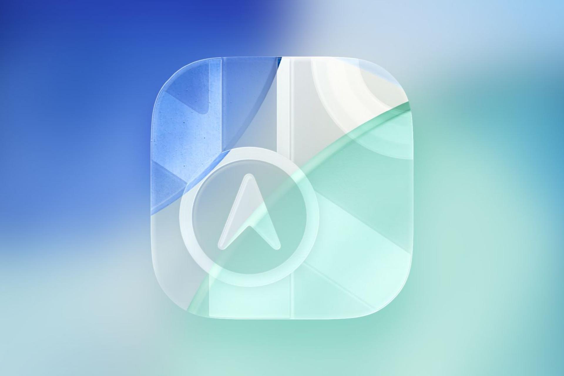 لوگوی لوگوی سرویس Apple Maps اپل