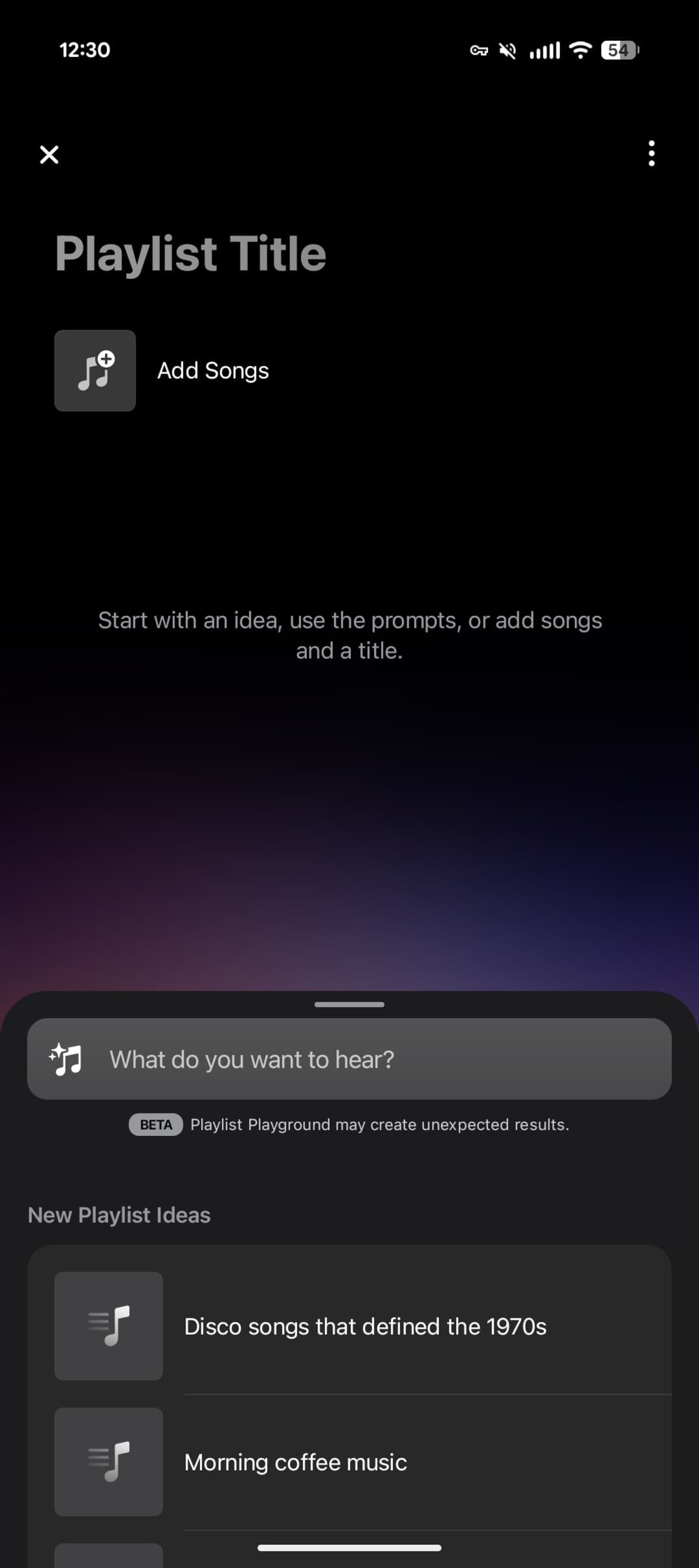بازطراحی منوی اپلیکیشن اپل موزیک بخش پلی‌لیست‌ها