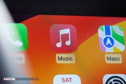 لوگو اپل موزیک / Apple Music روی نمایشگر لمسی خودرو