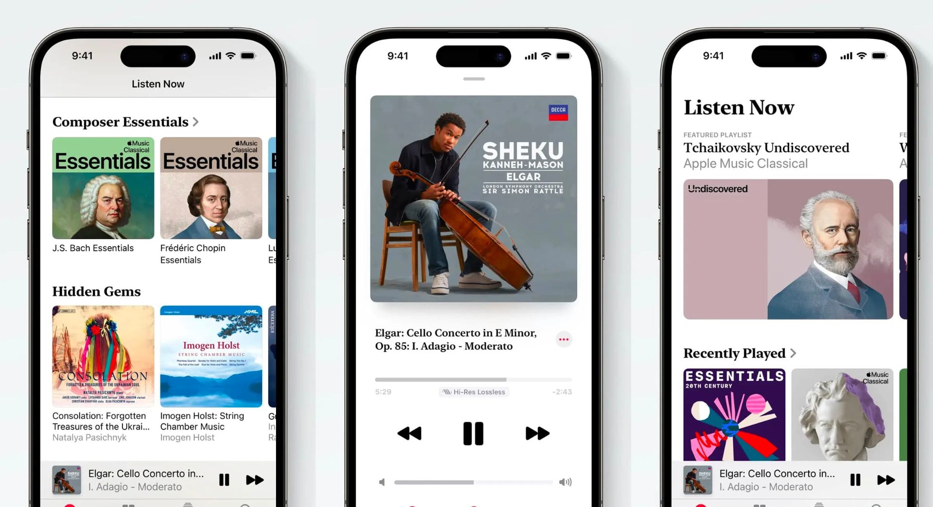 اپل موزیک کلاسیکال / Apple Music Classical روی آیفون ۱۴ پرو