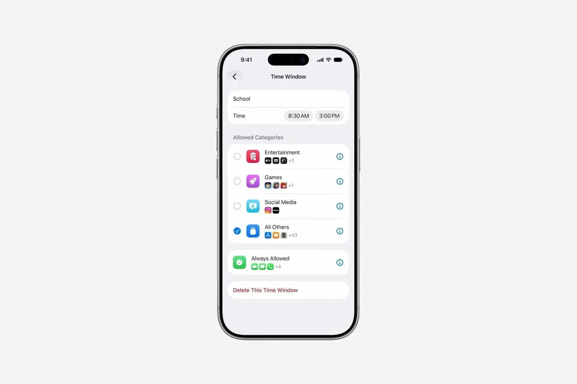 قابلیت اسکرین تایم آیفون iOS 27