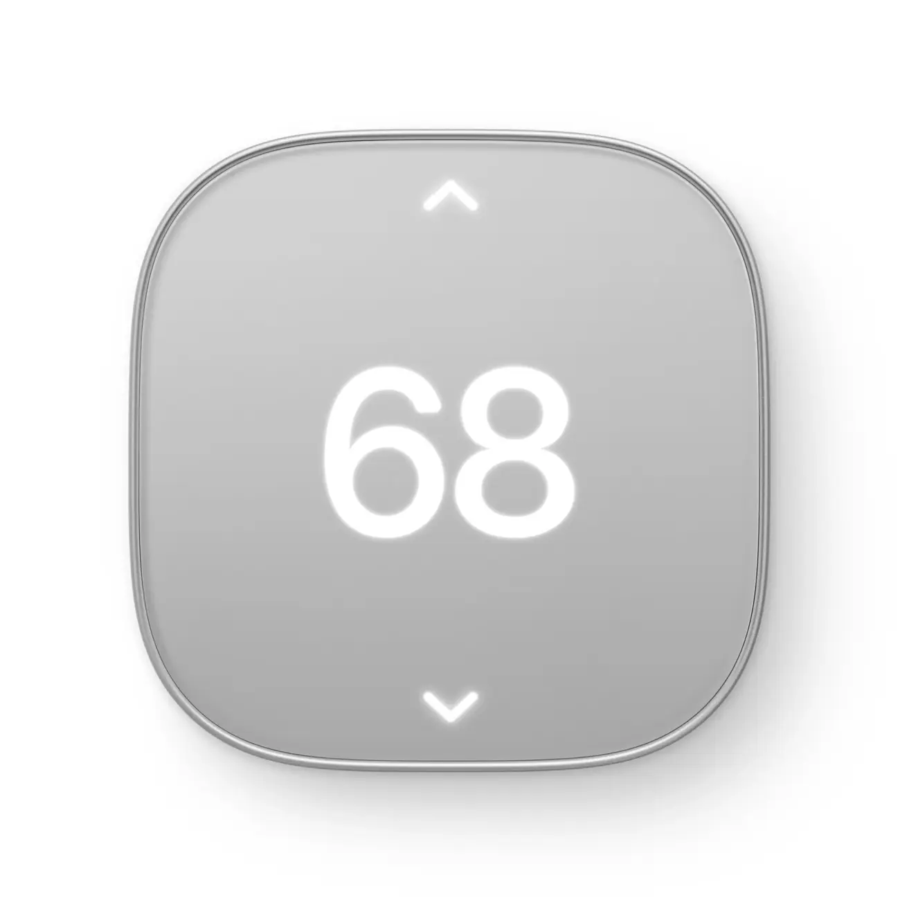 ترموستات هوشمند اپل (Apple Smart Thermostat) با نمایش عدد ۶۸ روی صفحه