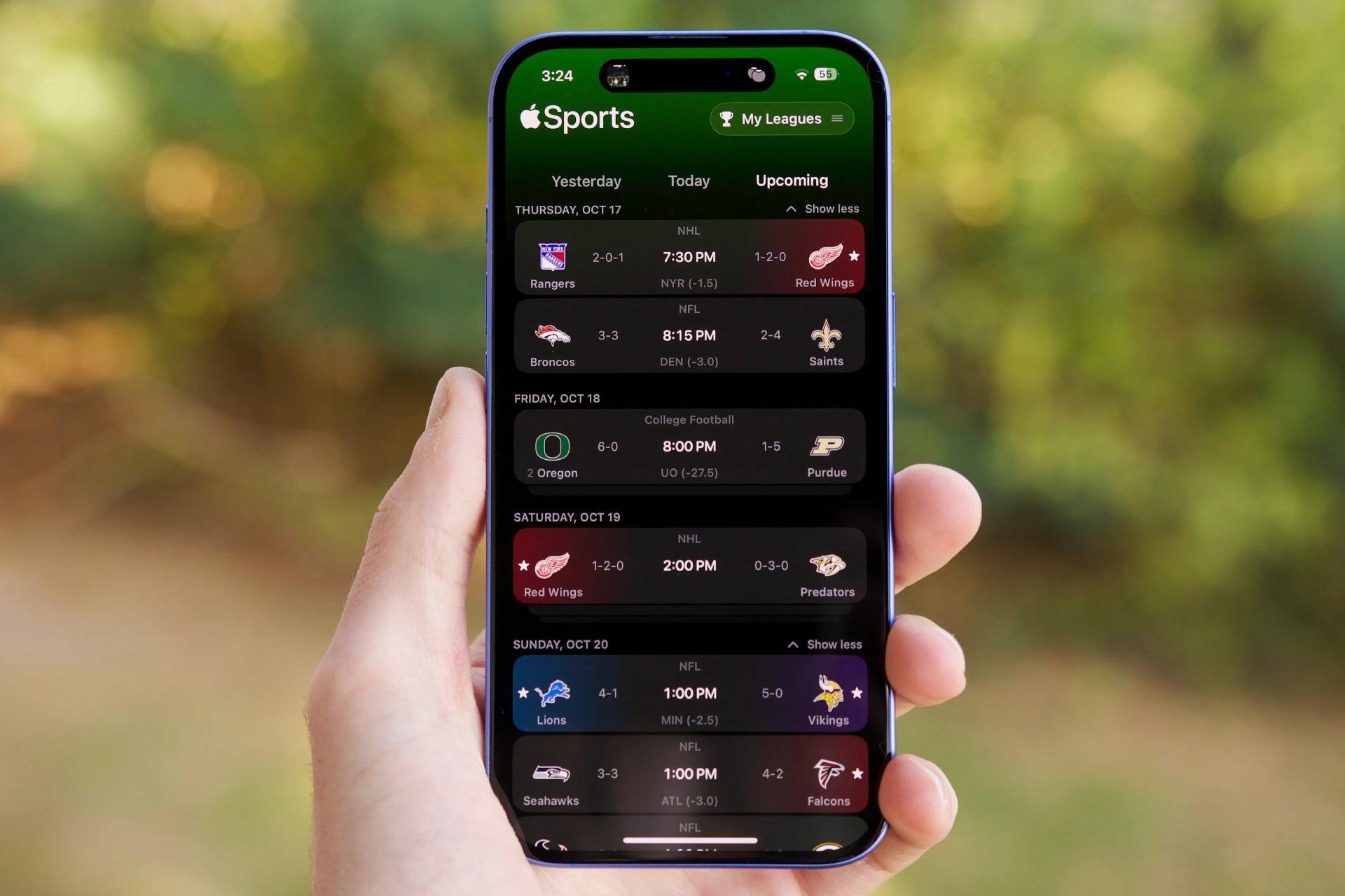 اپلیکیشن Apple Sports