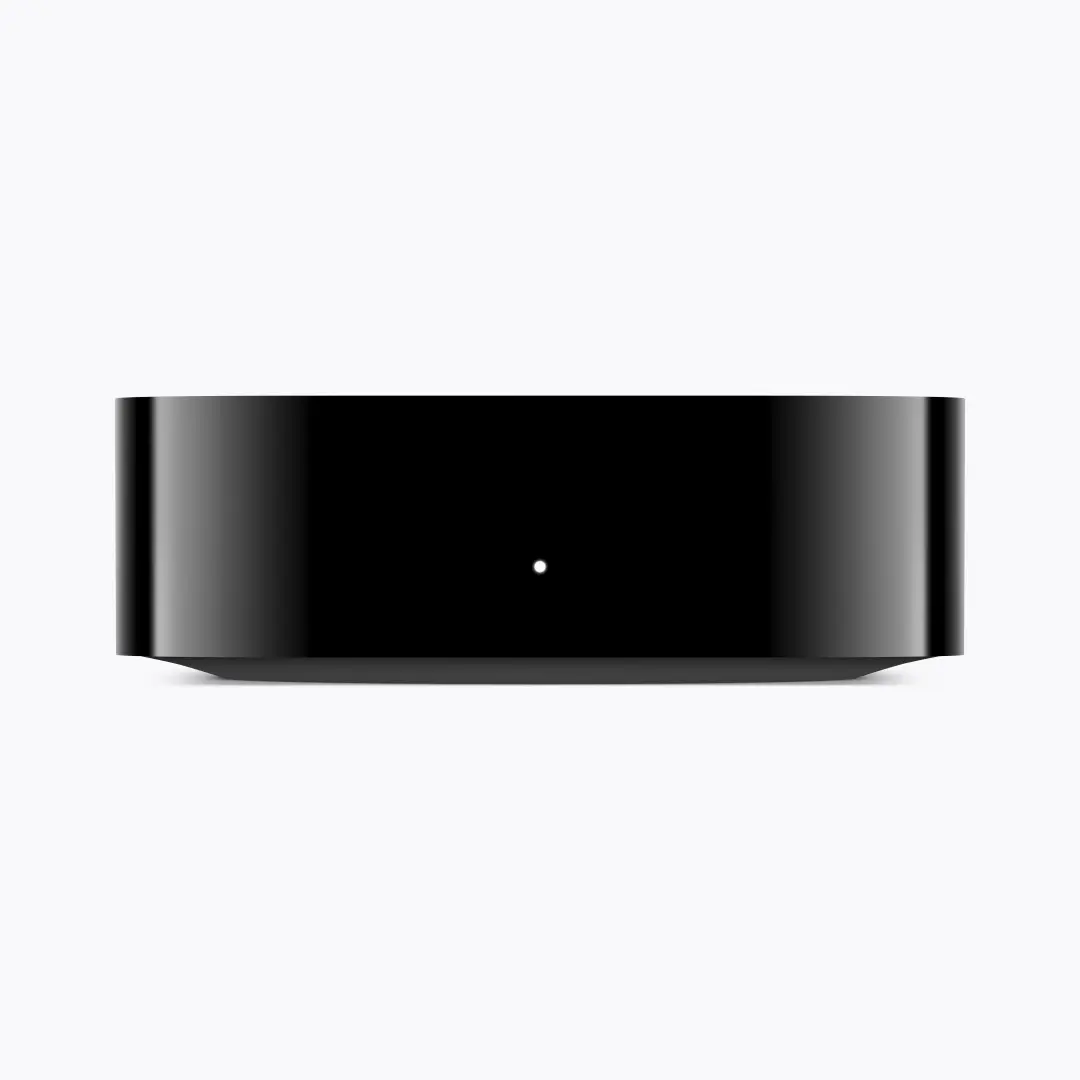 دستگاه پخش هوشمند اپل تی‌وی 4K (Apple TV 4K) با بدنه مشکی