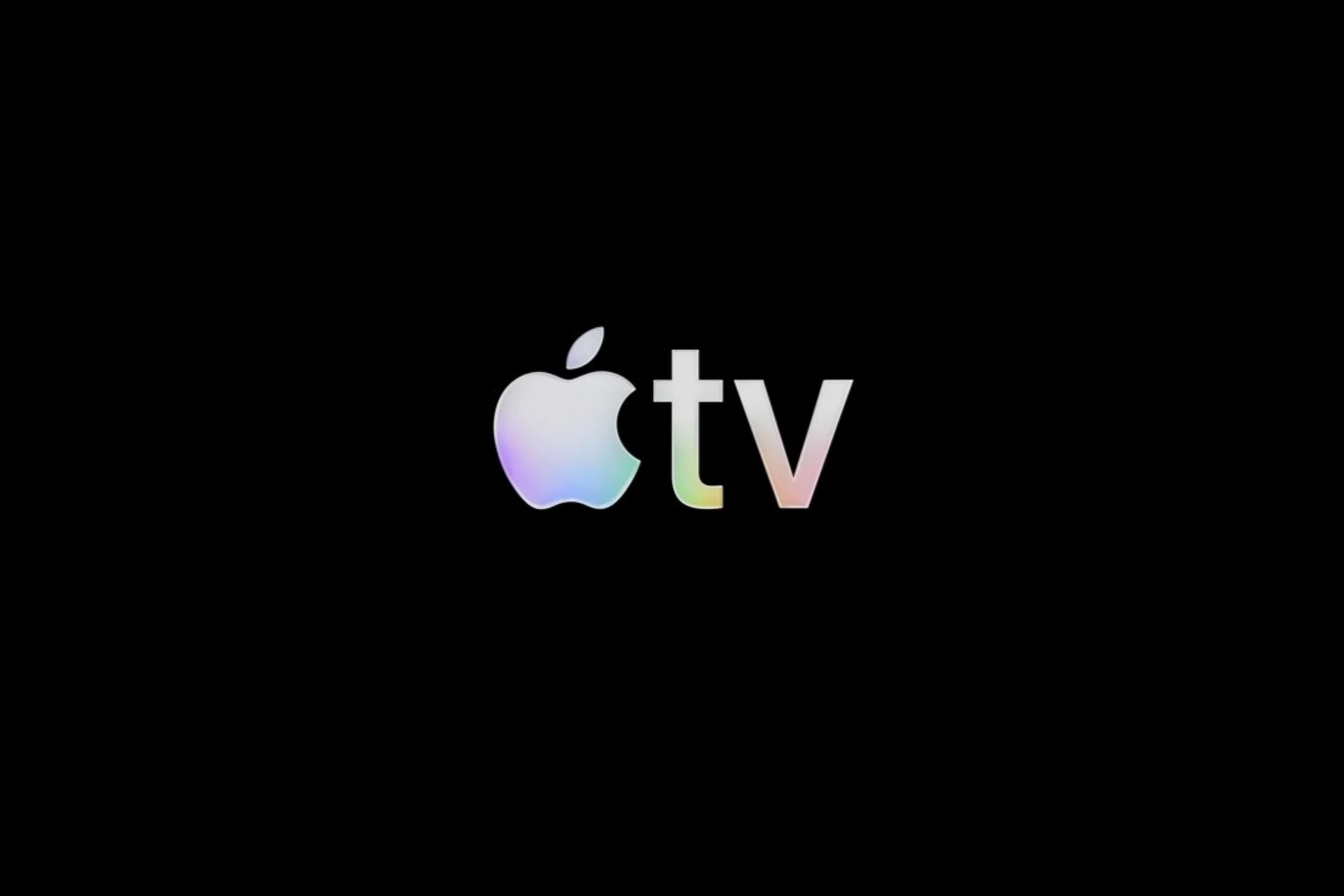  لوگوی جدید Apple TV با طرح رنگارنگ