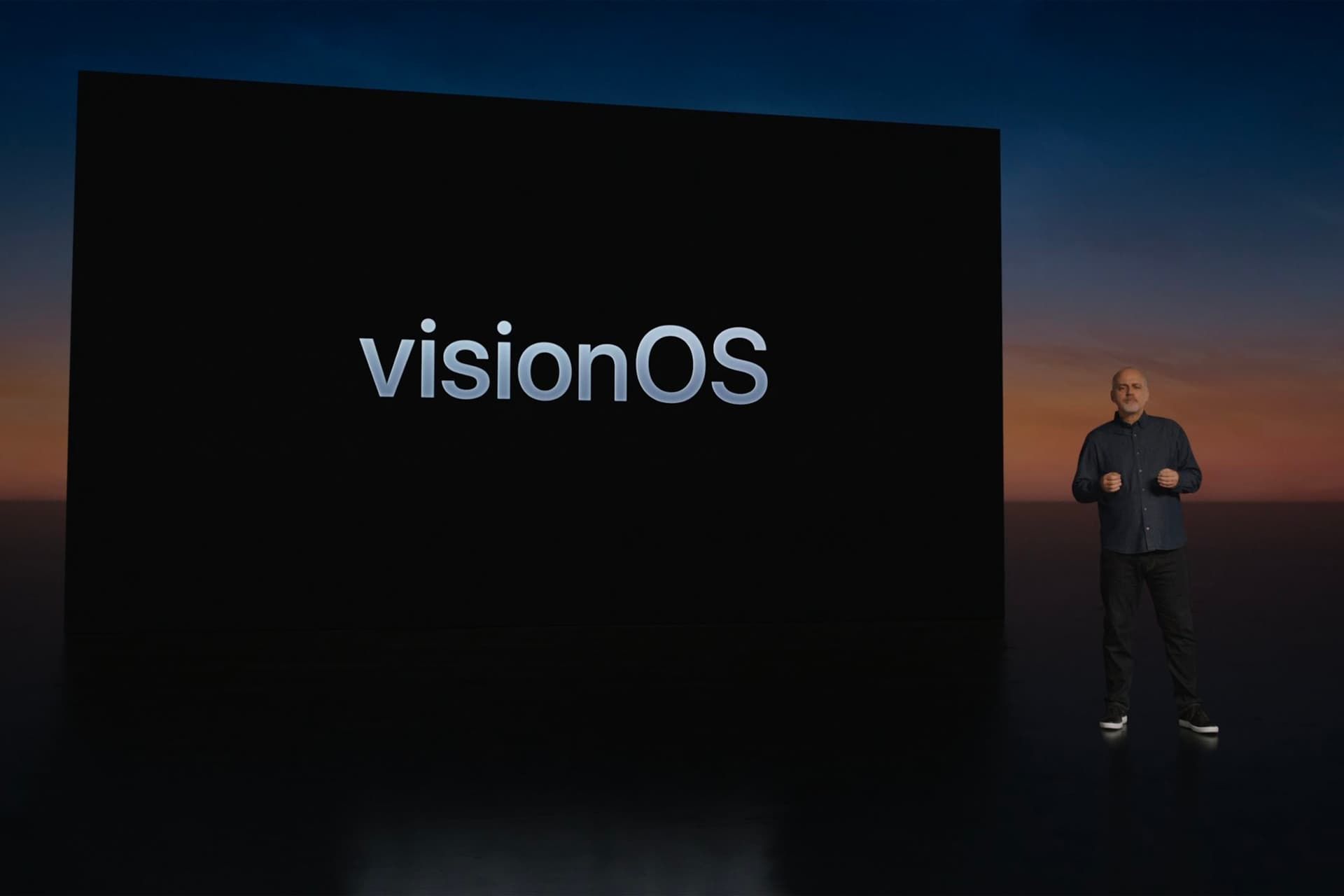 لوگو سیستم عامل ویژن او اس / visionOS اپل