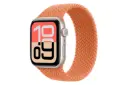 ساعت هوشمند اپل واچ اس ای 3 مدل 44 میلی‌متری طلایی روشن با بند نارنجی / Apple Watch SE 3 44mm