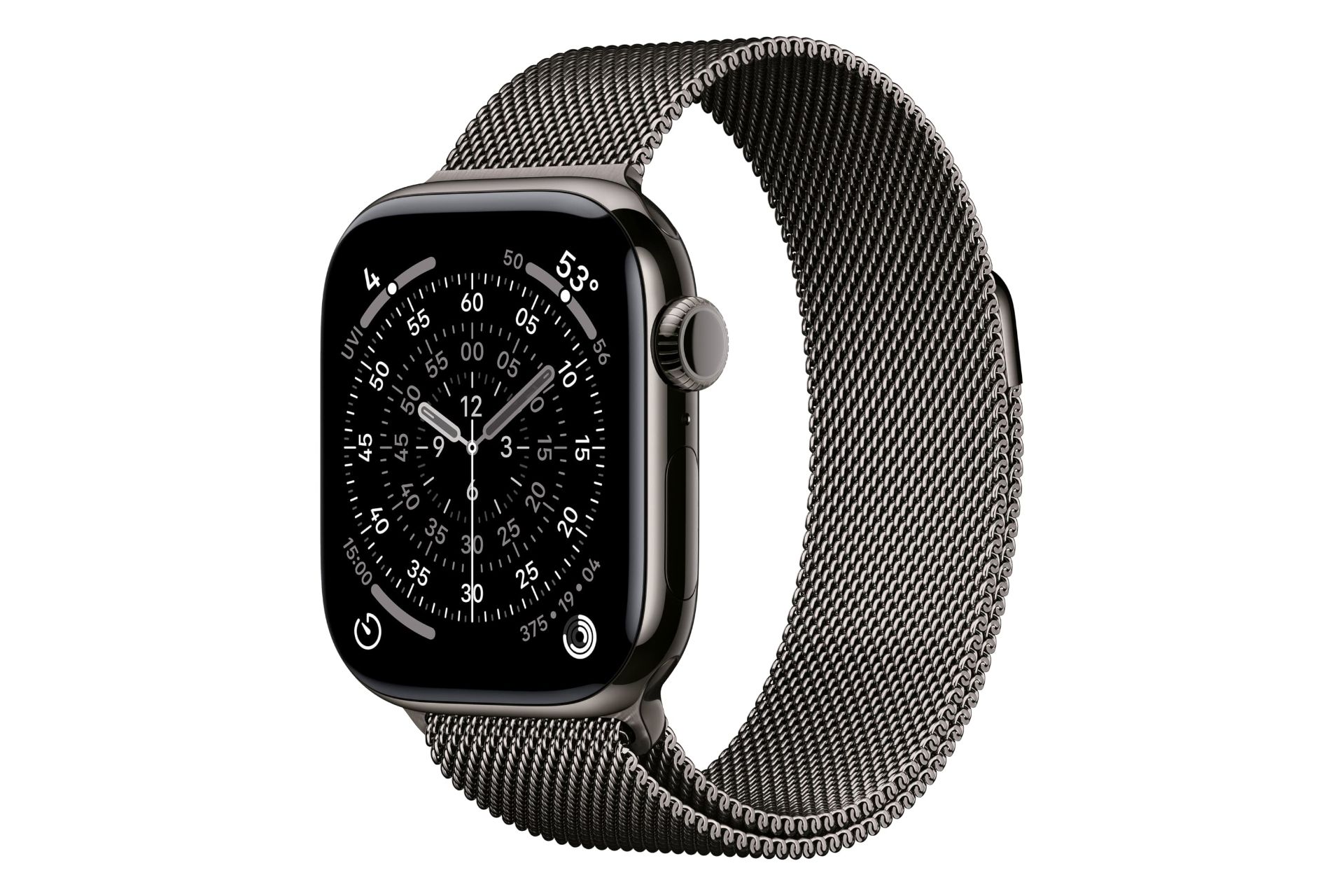 ساعت هوشمند اپل واچ سری 11 تیتانیوم مدل 42 میلی‌متری مشکی / Apple Watch Series 11 42mm Titanium