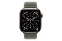 ساعت هوشمند اپل واچ سری 11 تیتانیوم مدل 42 میلی‌متری طلایی از نمای روبرو / Apple Watch Series 11 42mm Titanium