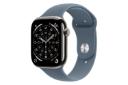 اپل واچ سری 11 تیتانیوم مدل 46 میلی‌متری خاکستری / Apple Watch Series 11 46mm Titanium
