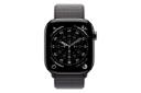 اپل واچ سری 11 تیتانیوم مدل 46 میلی‌متری مشکی از نمای روبرو / Apple Watch Series 11 46mm Titanium