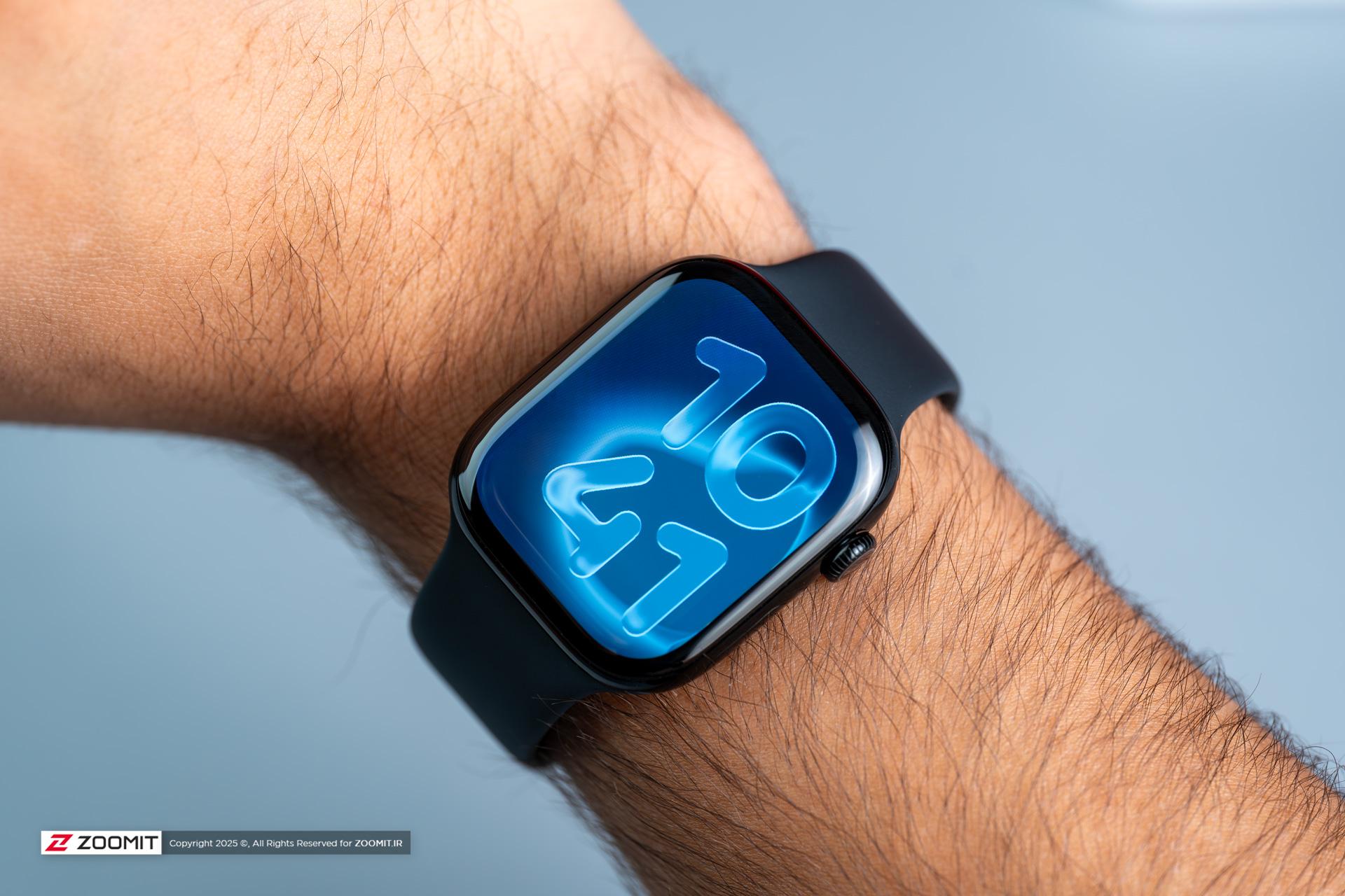 واچ‌فیس Flow روی نمایشگر اپل واچ سری ۱۱