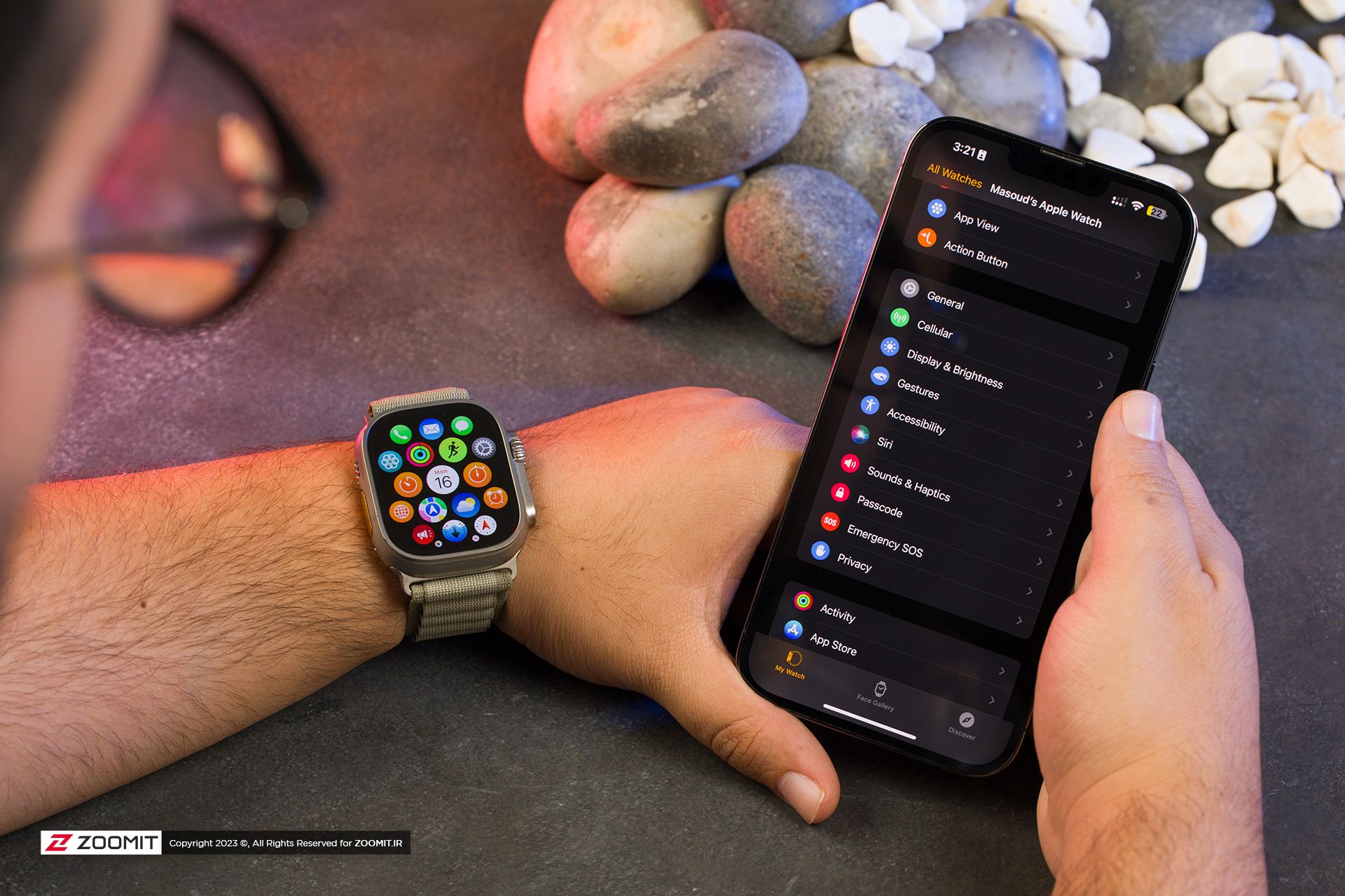 تنظیمات اپل واچ اولترا ۲
