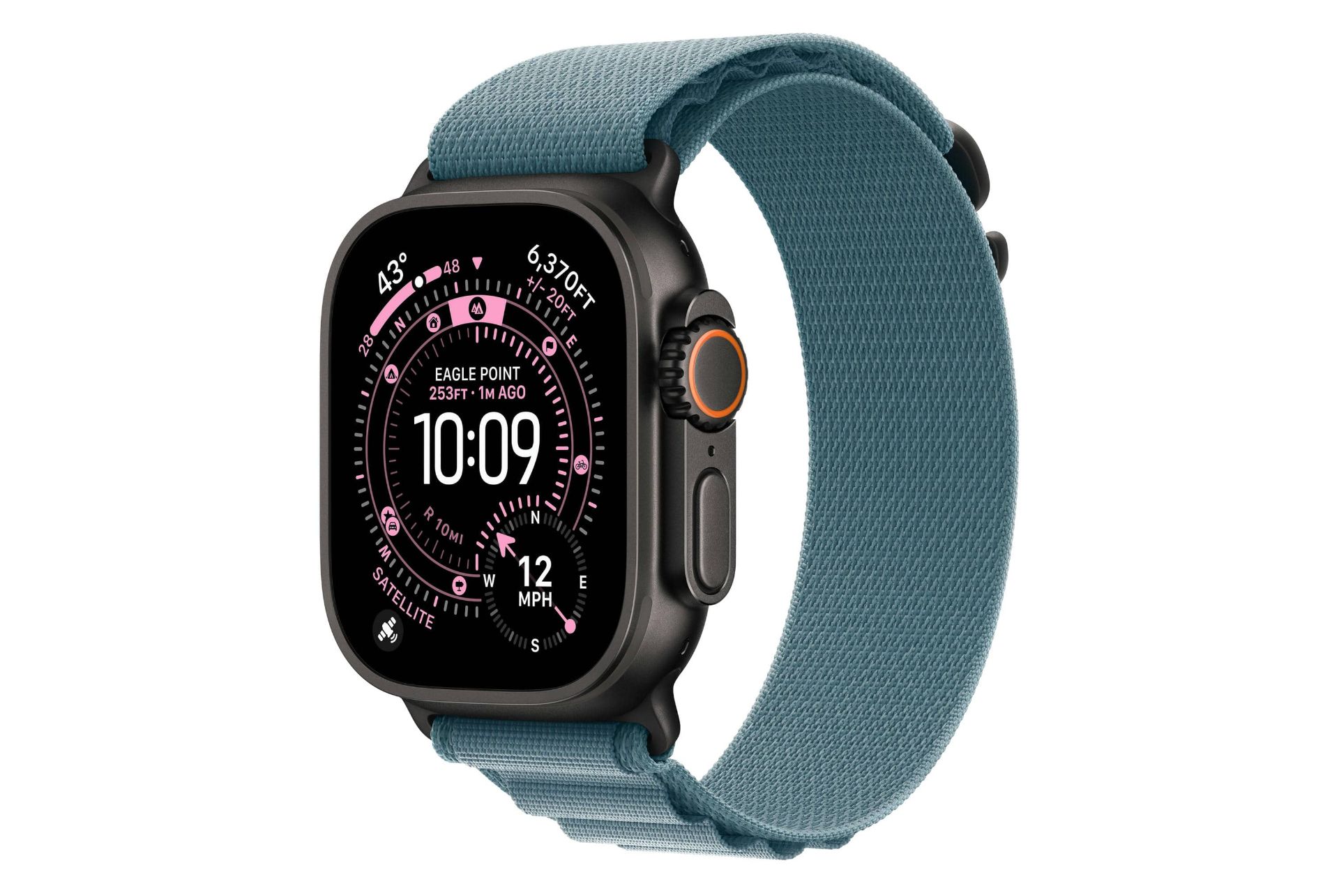 ساعت هوشمند اپل واچ اولترا 3 مشکی با بند آبی / Apple Watch Ultra 3