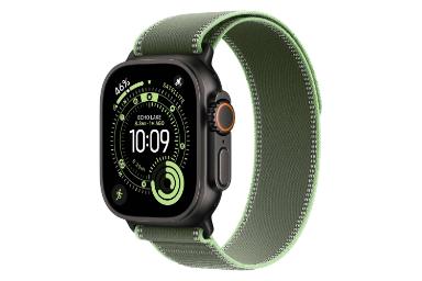 ساعت هوشمند اپل واچ اولترا 3 مشکی با بند سبز تیره / Apple Watch Ultra 3