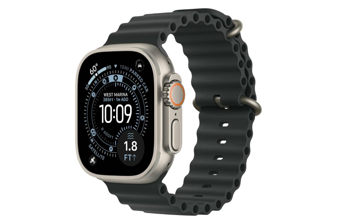 ساعت هوشمند اپل واچ اولترا 3 تیتانیوم با بند مشکی / Apple Watch Ultra 3
