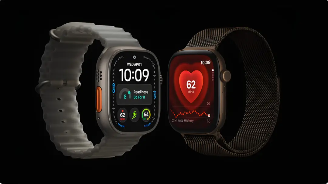 ساعت هوشمند اپل واچ اولترا (Apple Watch Ultra) با نمایشگرهای متفاوت