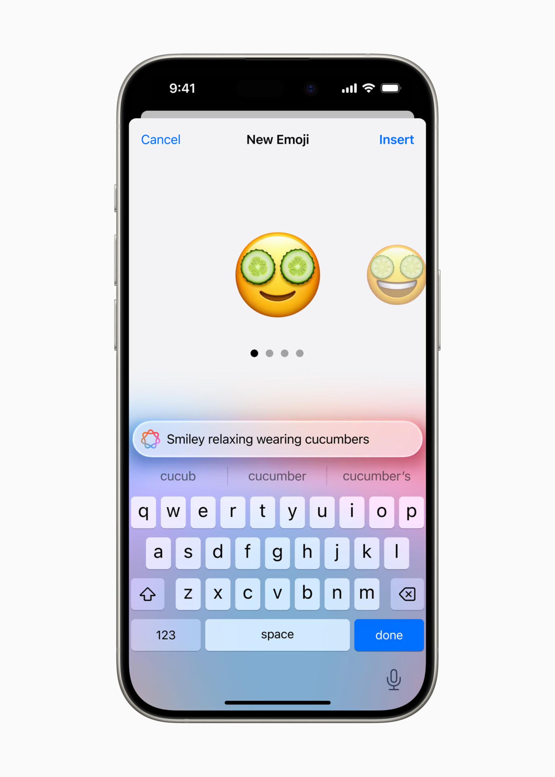 ساخت ایموجی با هوش مصنوعی در ios 18