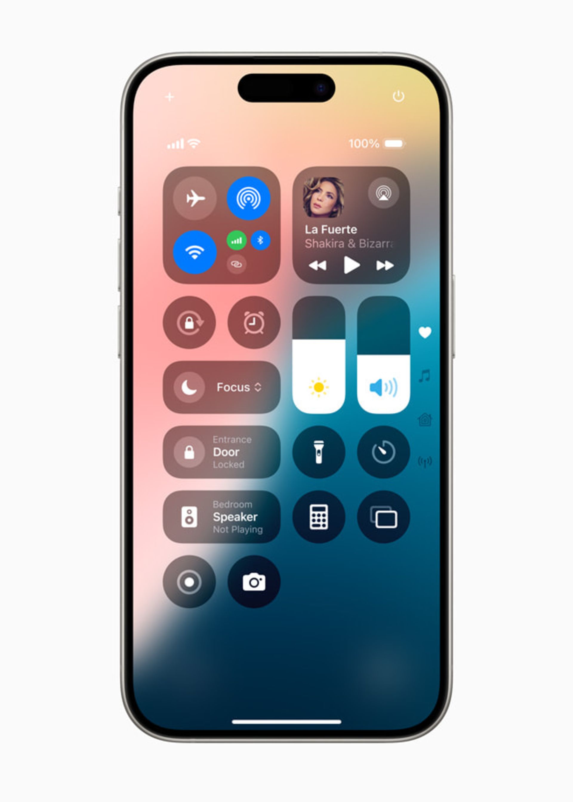 بازطراحی کنترل سنتر در iOS 18