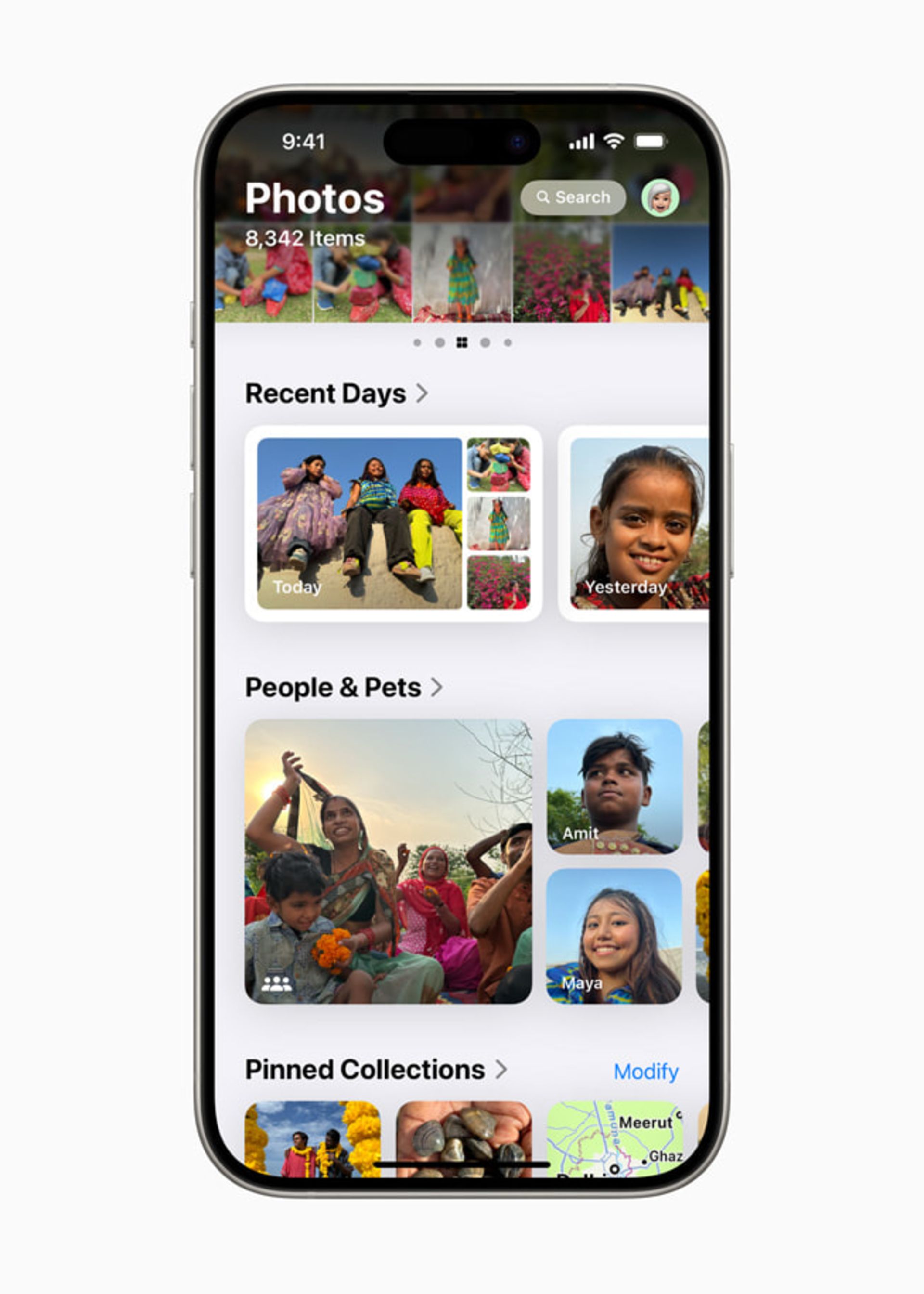 کلکسیون جدید اپ Photos در iOS 18