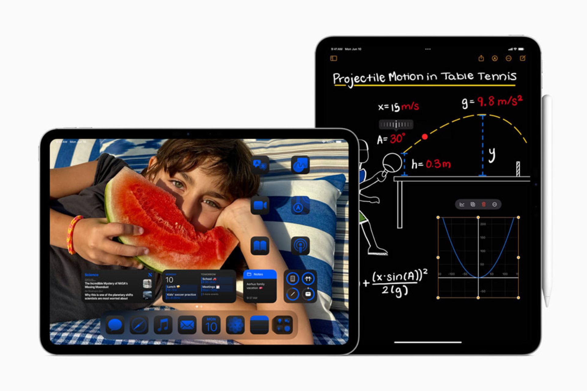 Math Notes app on ipadOS 18