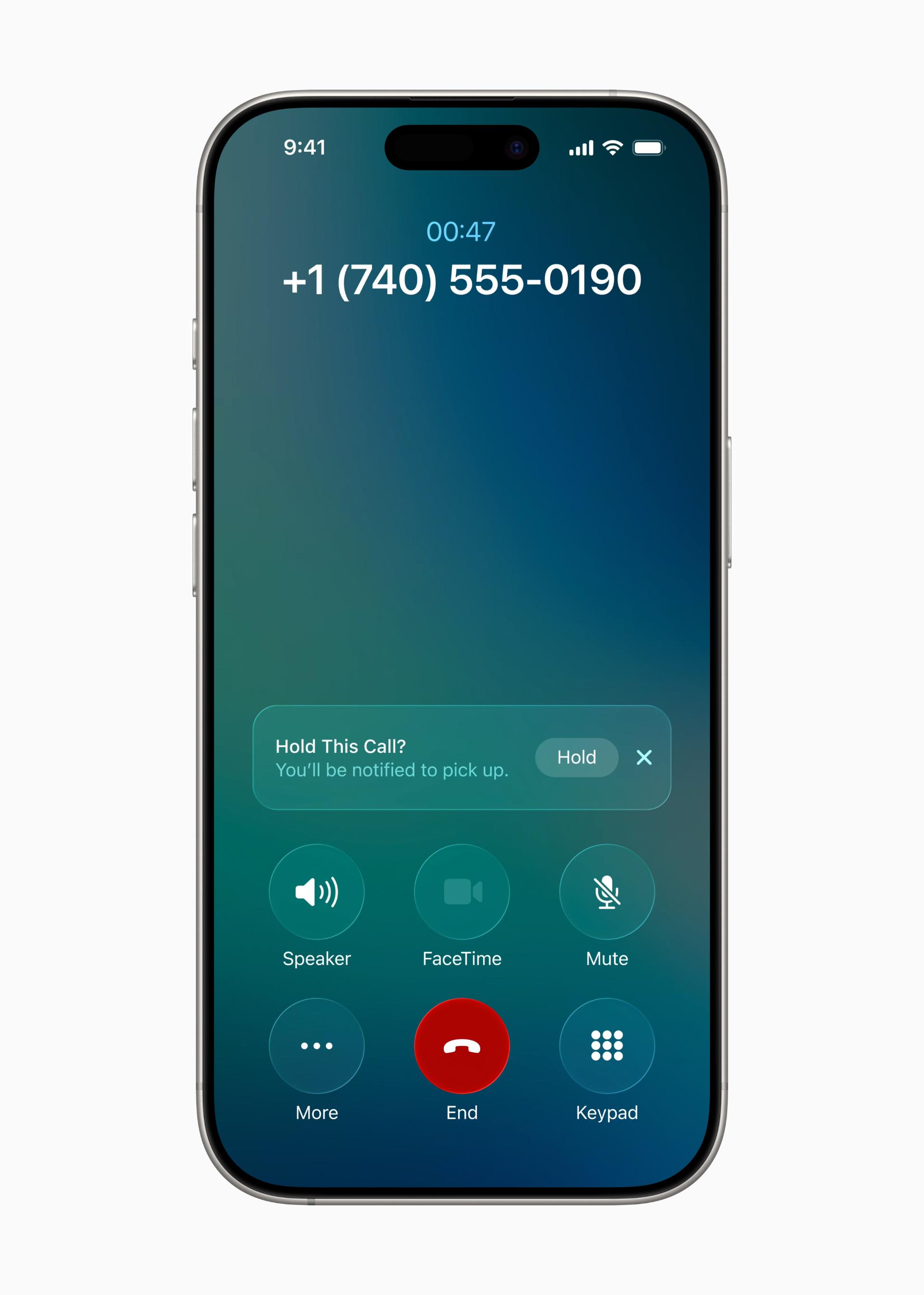 اپراتور هوش مصنوعی در تماس‌های iOS 26