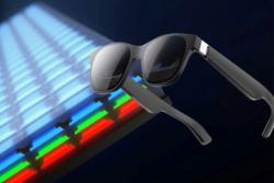 عینک واقعیت افزوده روی پیکسل‌های عمودی micro-LED