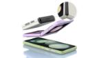 نمای سمت چپ قاب گوشی آراری مدل Aero Flex مناسب سامسونگ Galaxy Z Flip5