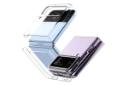نمای سمت چپ قاب گوشی آراری مدل Nukin 360 شفاف مناسب سامسونگ Galaxy Z Flip4